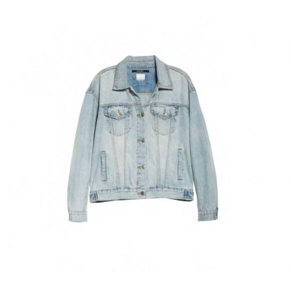 NEW KSUBI oversized acid wash karma denim jean jacket in blue - Picture 7 of 8